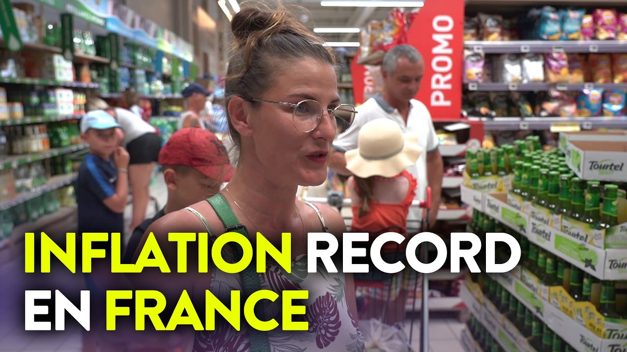 Face à l'inflation, les courses deviennent de plus en plus difficiles pour les Français