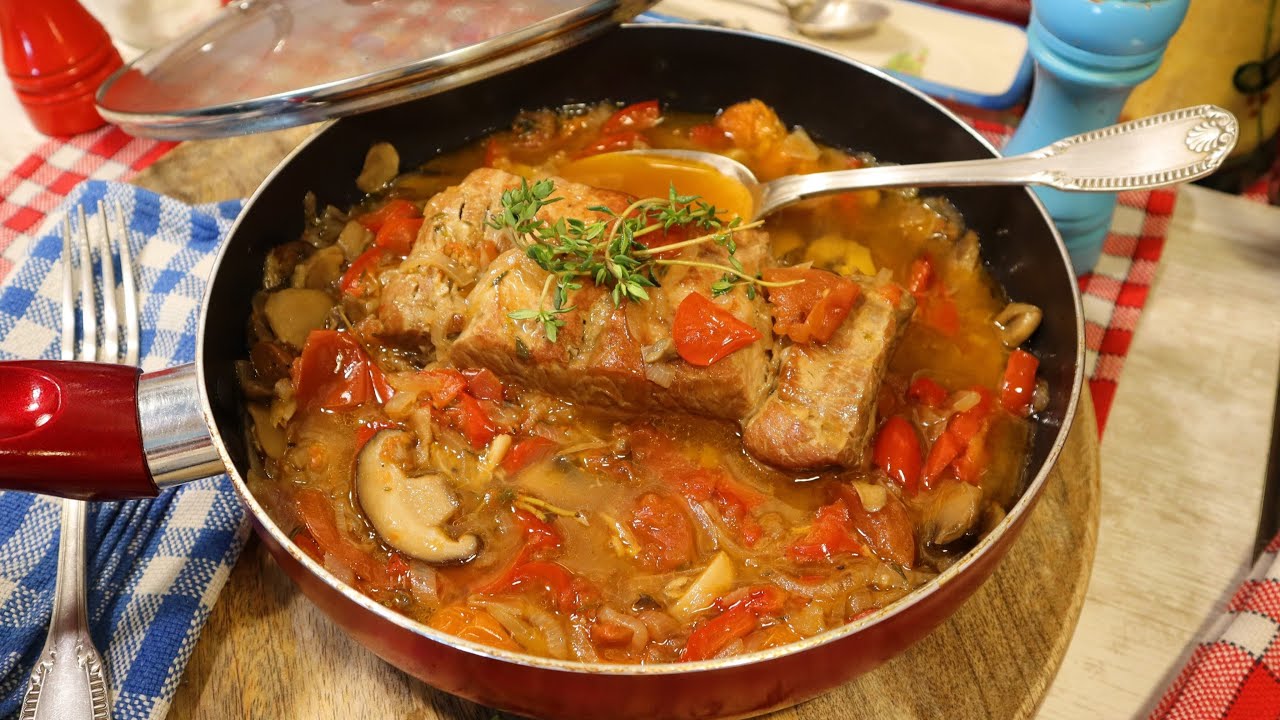 Mon petit RÔTI DE PORC en cocotte façon Mère Mitraille, délicieux ! - Gourmandises TV