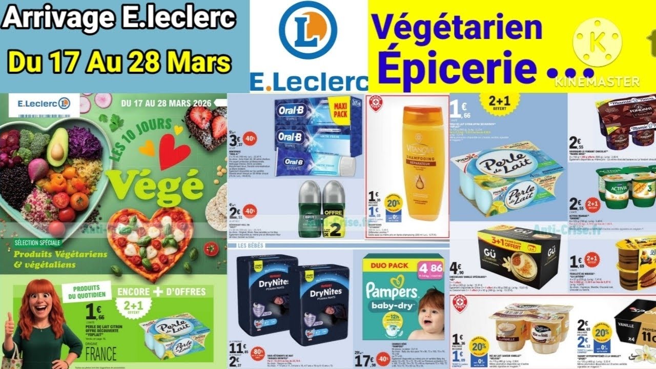Arrivage E.leclerc Promos 💥💥 Du 17 au 28 mars ✅#france #eleclerc#promotion #course 