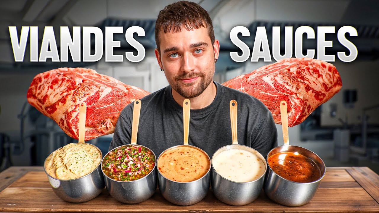5 Sauces à Viande INDISPENSABLES que Tout Bon Chef Doit Connaître