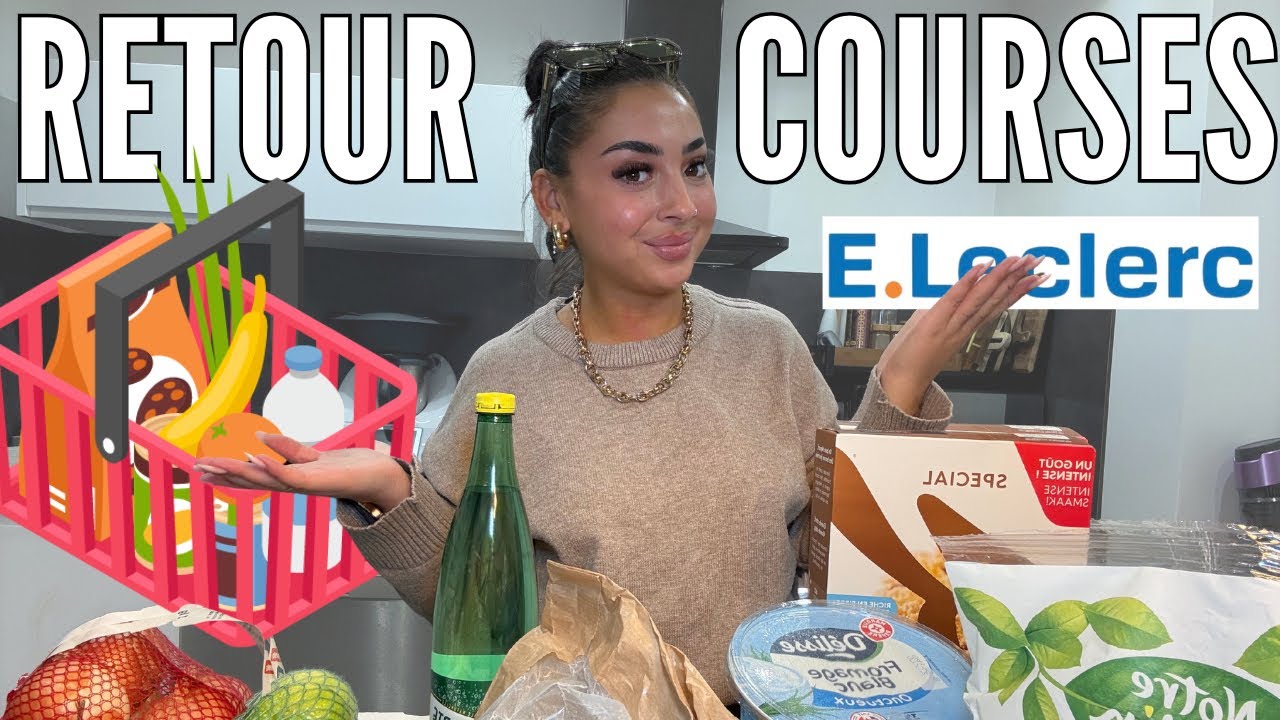 🛒 Retour de Courses LECLERC | Mes Achats de la Semaine + Idées Repas à Petit Budget 💸