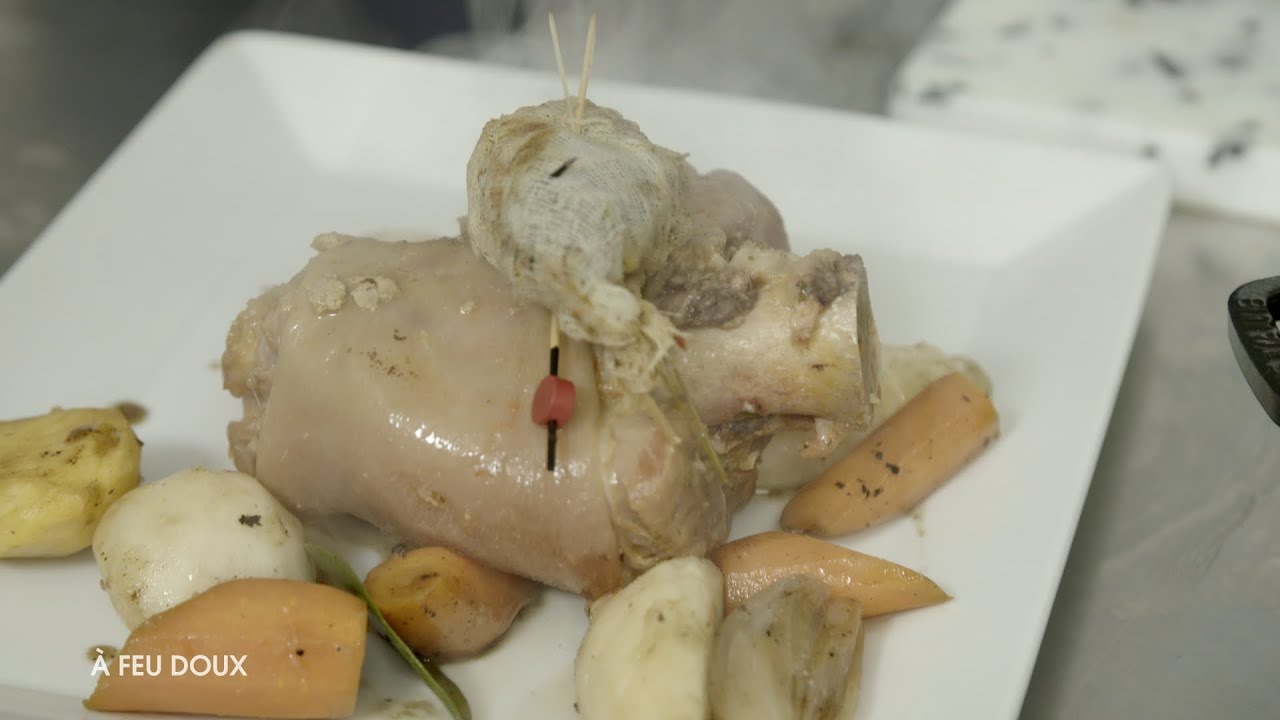 Jarreton de porc en cocotte