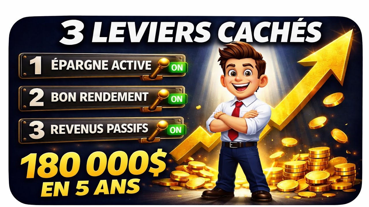 Les 3 leviers cachés pour construire ta richesse en 5 ans
