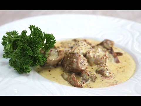 Rognon de veau à la moutarde