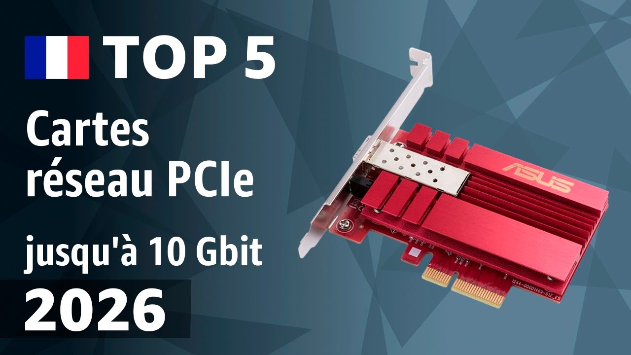 TOP—5. Meilleures cartes réseau PCIe jusqu'à 10 Gbit. Test et comparaison 2026