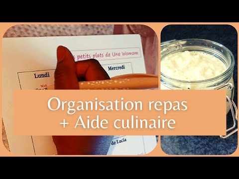 Organisation repas de la semaine / Aide culinaire / COMMENT PLANIFIER MENUS / ASTUCES CUISINE / Oash