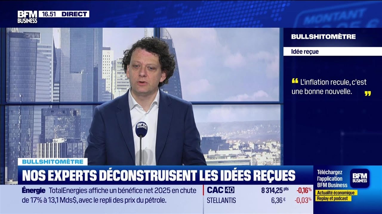 "L'inflation recule, c'est une bonne nouvelle" - FAUX répond Thibault Prébay