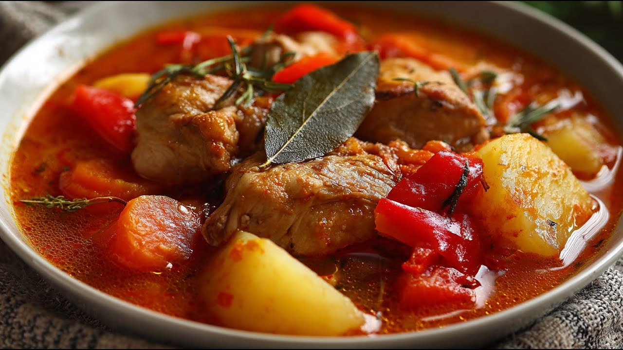 I've Never Eaten Such Delicious Chicken! Quick & Easy Chicken Goulash Recipe!