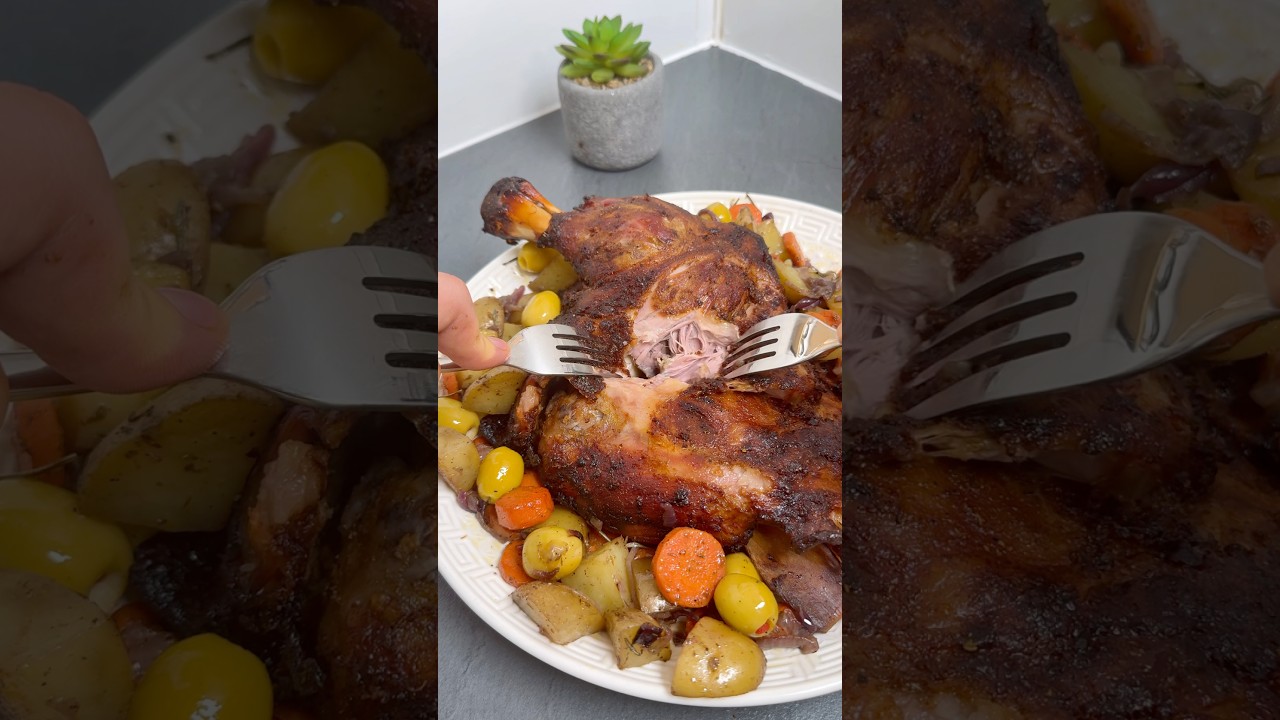 La recette de l’épaule d’agneau confite façon méchoui #recette #epauledagneau #gigot #recettefacile