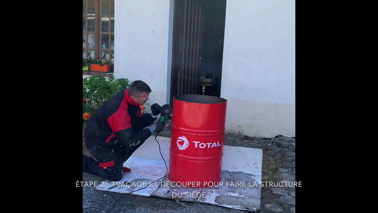 Fût 200 litres déco