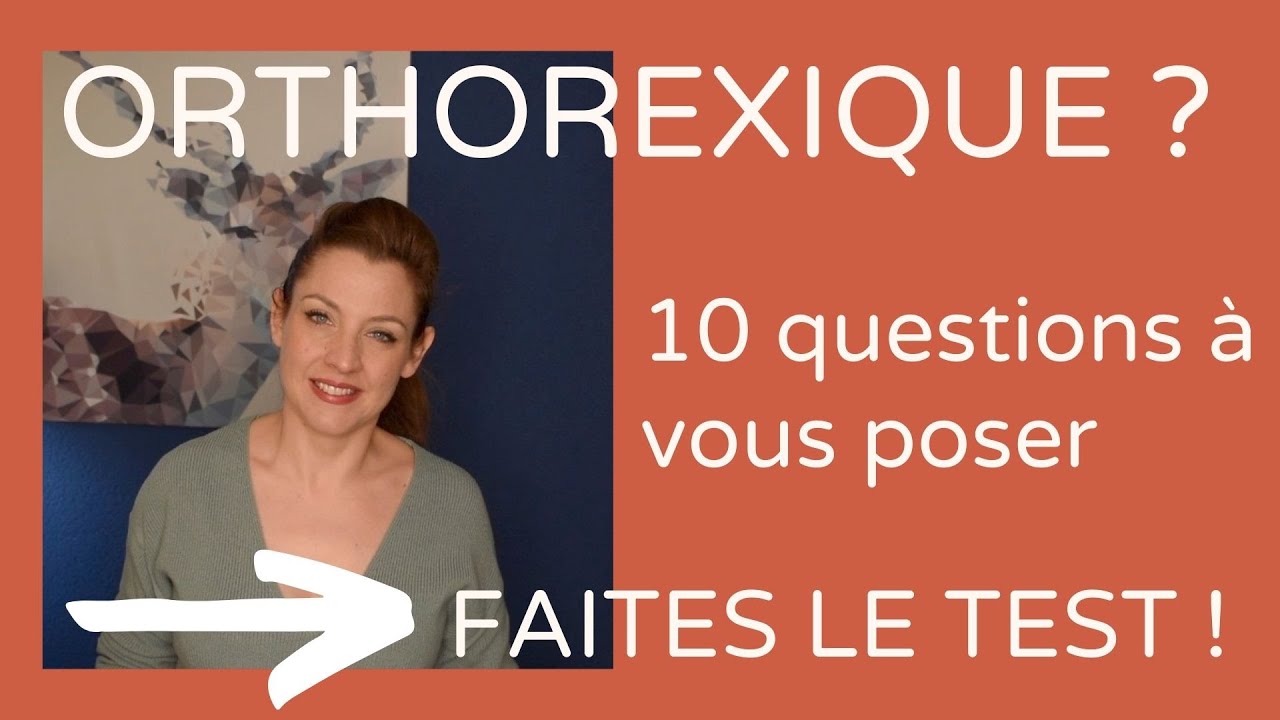 👩‍⚕️ Tu pratiques le HCLF donc tu es ORTHOREXIQUE ! Vraiment ? On pose le DIAGNOSTIC ensemble 👩‍⚕️