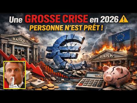 Une GROSSE CRISE ARRIVE en 2026 ⚠ PERSONNE N'EST PRET ! BANQUE FINANCE