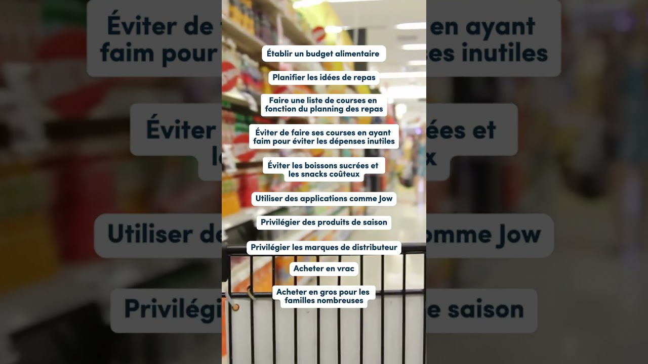 10 astuces pour réduire tes dépenses alimentaires