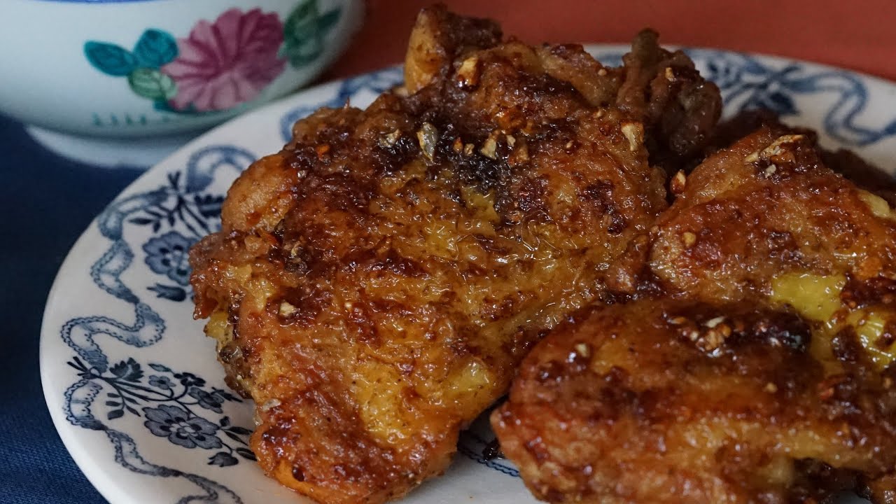 Poulet à l’ail et au miel : le plat est encore plus savoureux avec la peau. Recette facile et rapide