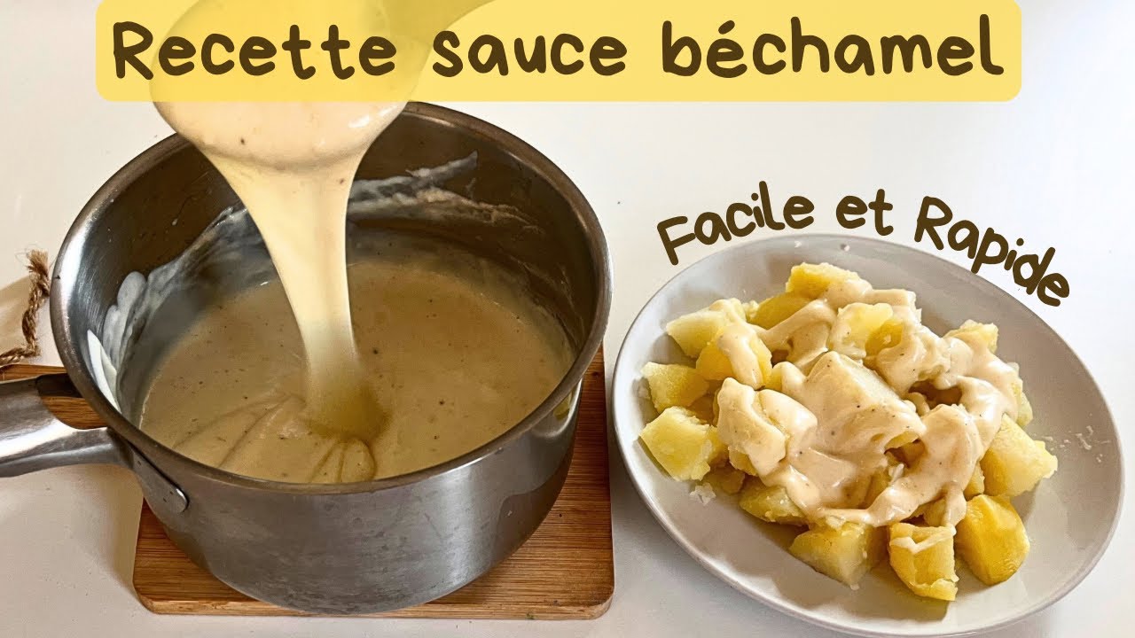 Recette sauce Béchamel | FACILE ET RAPIDE