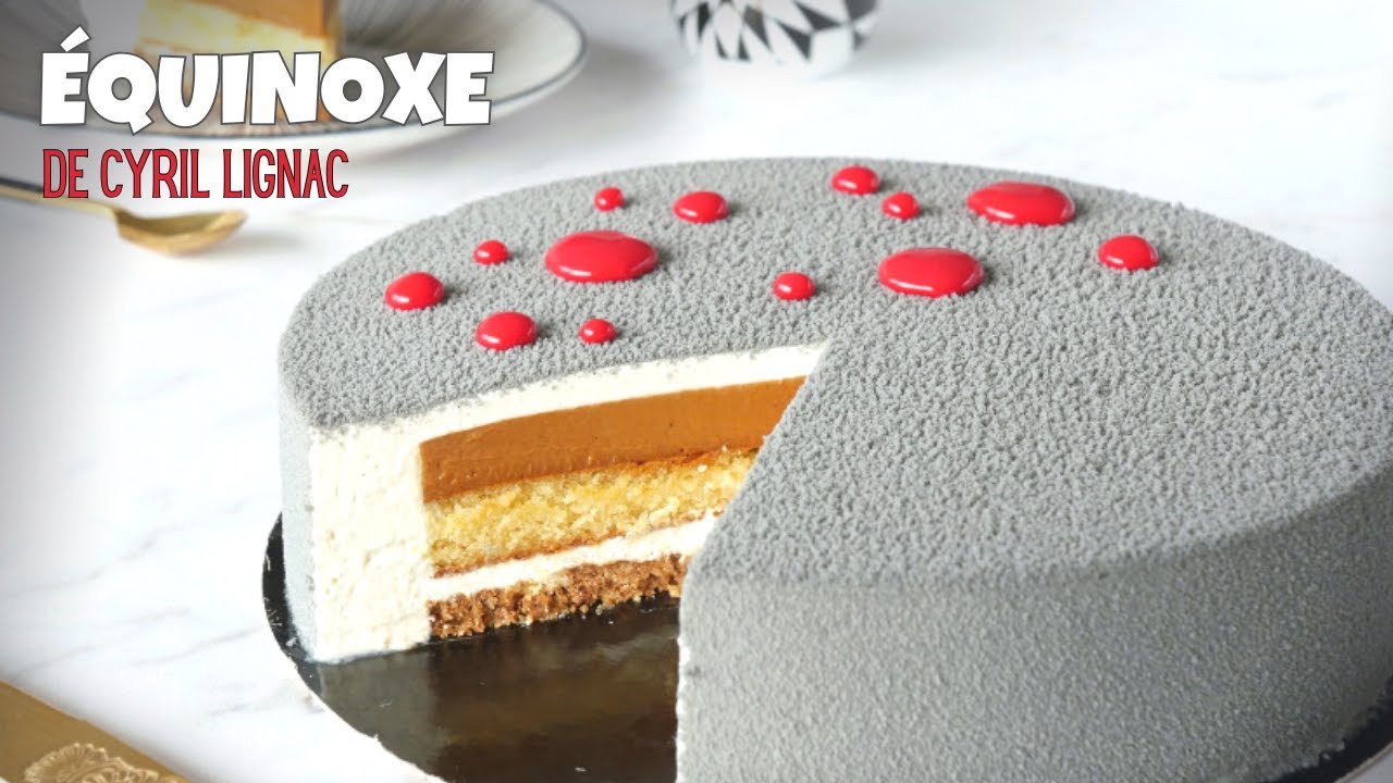 L’ÉQUINOXE de Cyril Lignac – Gâteau Vanille, Caramel & Spéculoos (Recette Maison)