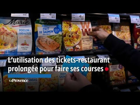 L’utilisation des tickets-restaurant prolongée pour faire ses courses
