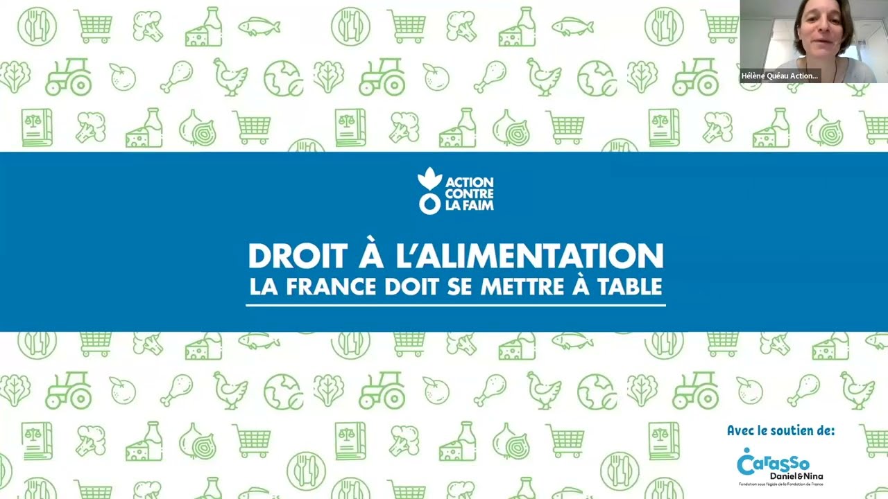 Droit à l'alimentation : la France doit se mettre à table