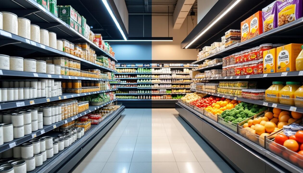 découvrez notre comparatif 2026 des prix alimentaires entre hard discount et grandes surfaces pour faire le meilleur choix selon votre budget et vos besoins.