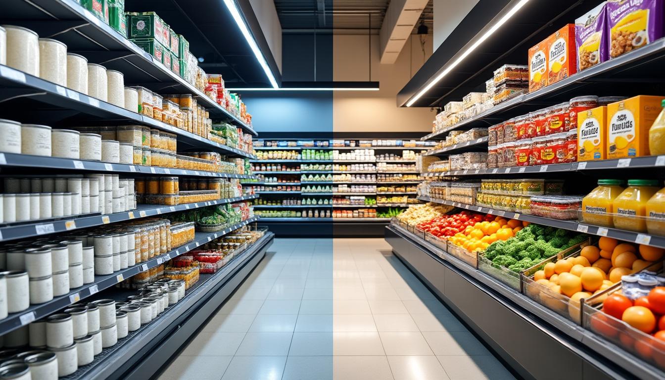 découvrez notre comparatif 2026 des prix alimentaires entre hard discount et grandes surfaces pour faire le meilleur choix selon votre budget et vos besoins.