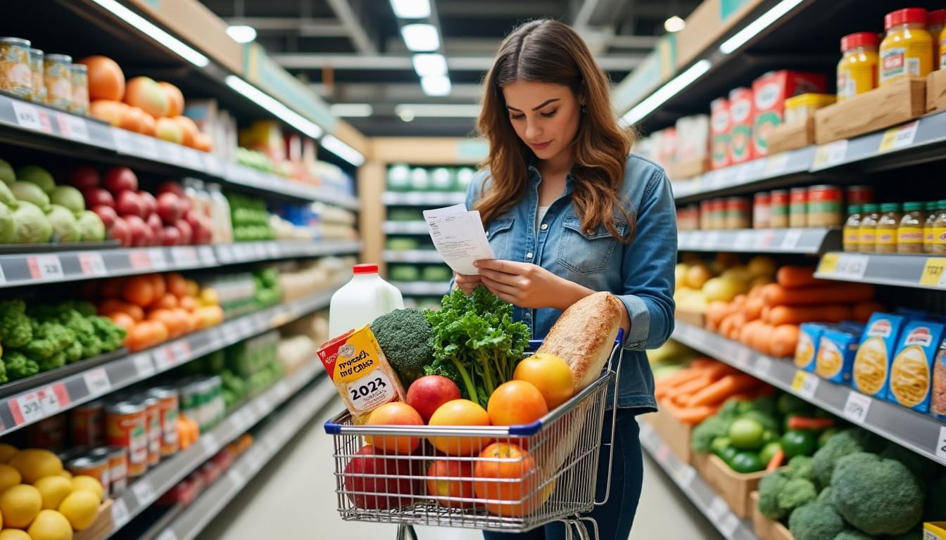 découvrez comment l'inflation des prix alimentaires ralentit malgré une hausse de 20 % du coût du panier de courses en cinq ans, impactant le budget des ménages.