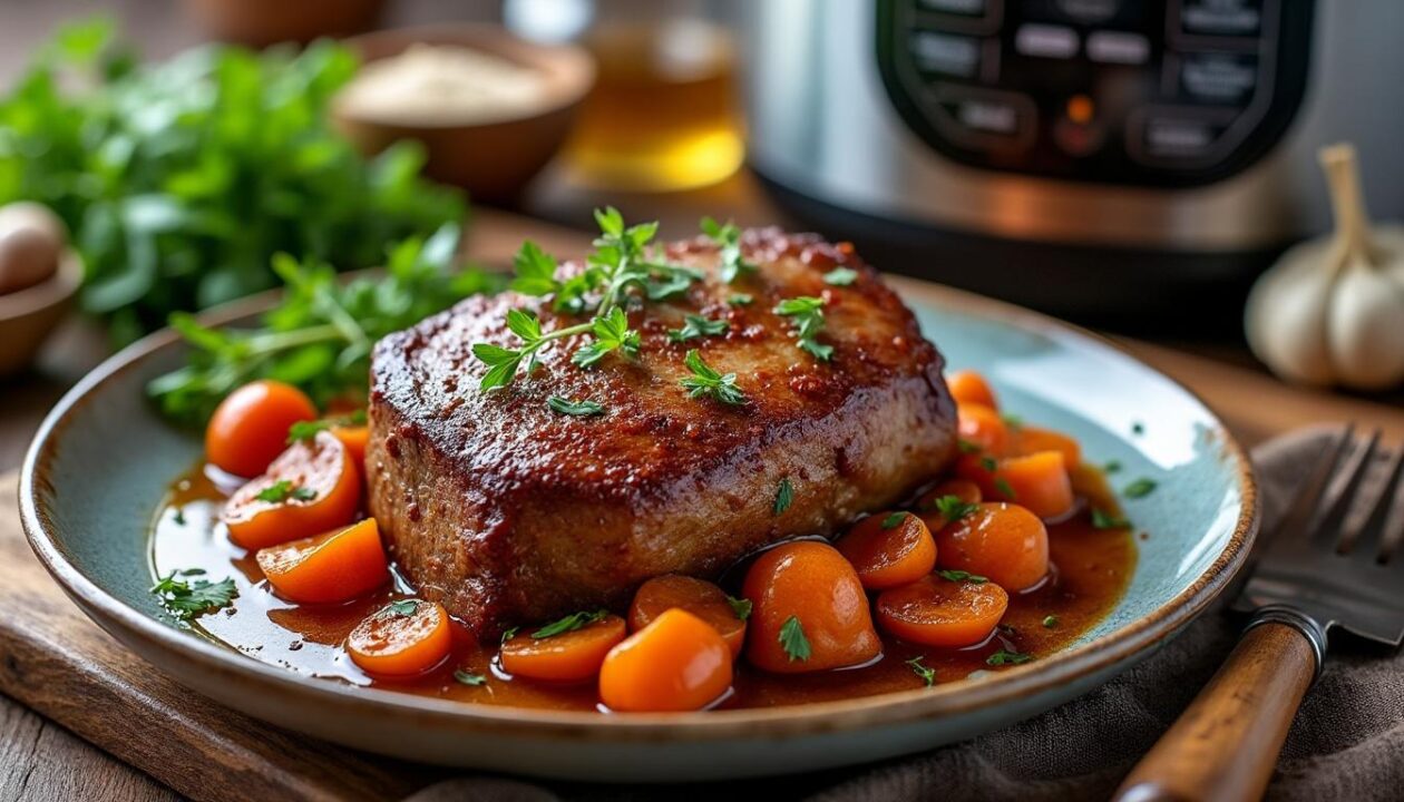 découvrez une recette facile et gourmande de jarret de porc à la cocotte minute, parfaite pour un repas savoureux et rapide à préparer.