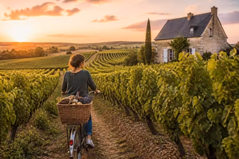 découvrez les vignobles d'anjou à vélo et savourez une expérience authentique entre paysages charmants et dégustations de vins locaux.