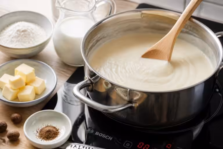 découvrez la recette express de la béchamel rapide, idéale pour préparer vos repas en un rien de temps lors des soirs pressés.