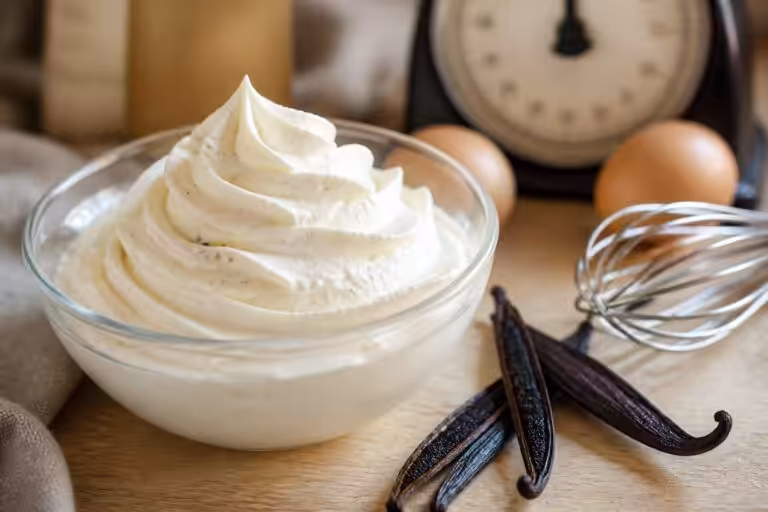 découvrez la recette simple et rapide de la crème montée vanille, parfaite pour sublimer vos entremets avec une texture légère et gourmande.